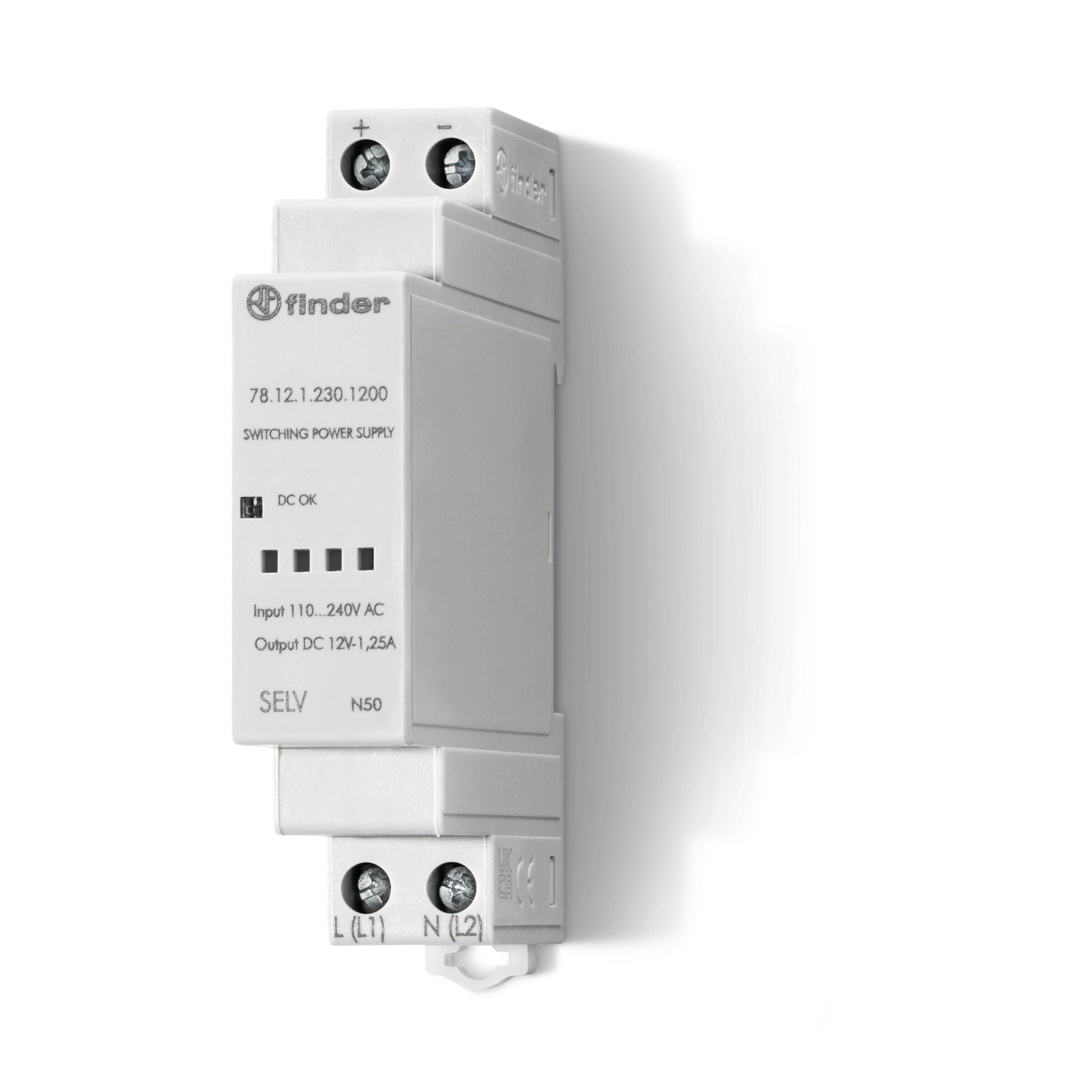 Finder FIN VOEDING 12VDC 1A 12W - 781212301200 - 20007924