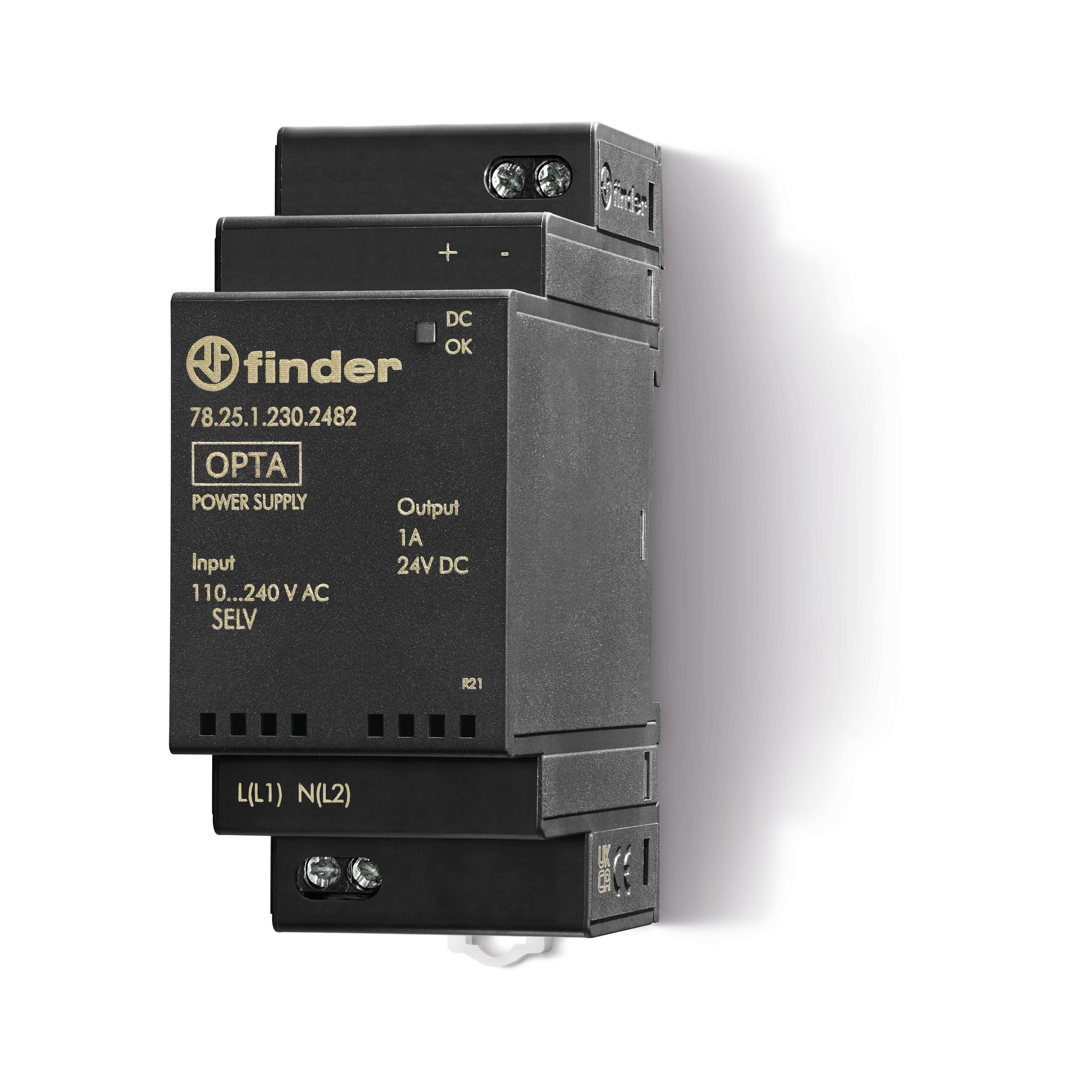 Finder FIN VOEDING 24VDC, 1A 25W - 782512302482 - 20007934