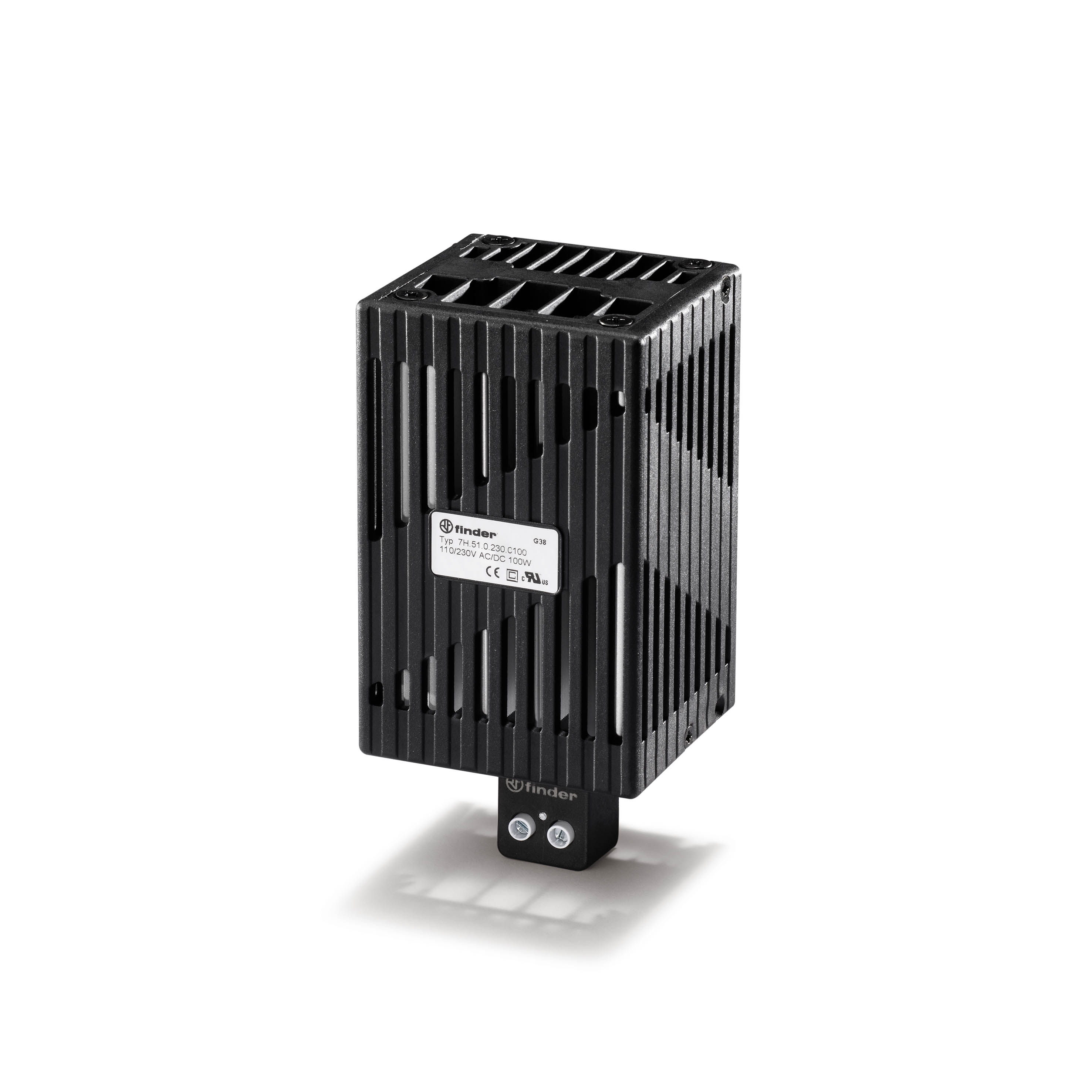FINDER kastverwarming 110-230vac 100w 7H.51.0.230.0100 - 7h5102300100 - 11001005