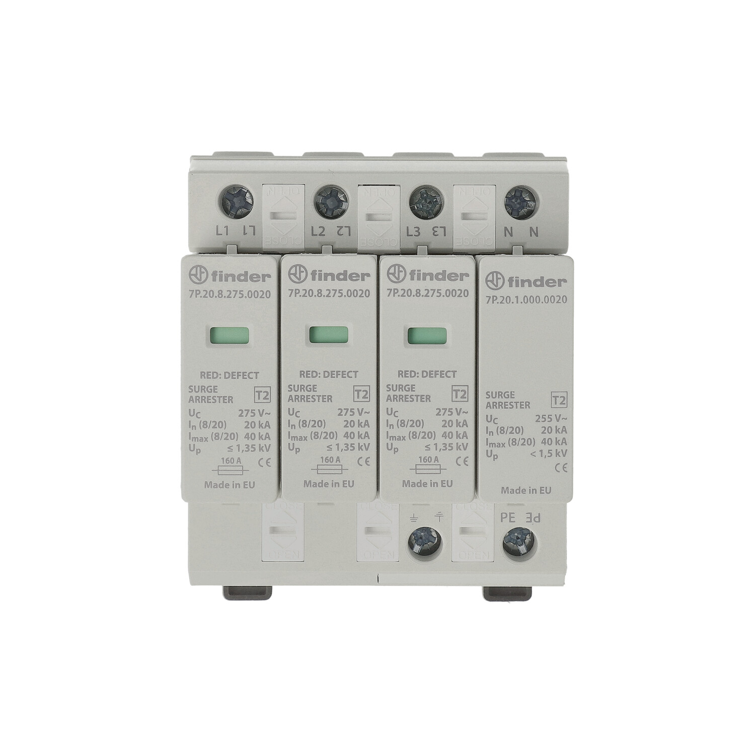 Finder FIN SPD TYPE 2, 3FASE/3VAR. - 7p2482750020 1 klein - 20008074