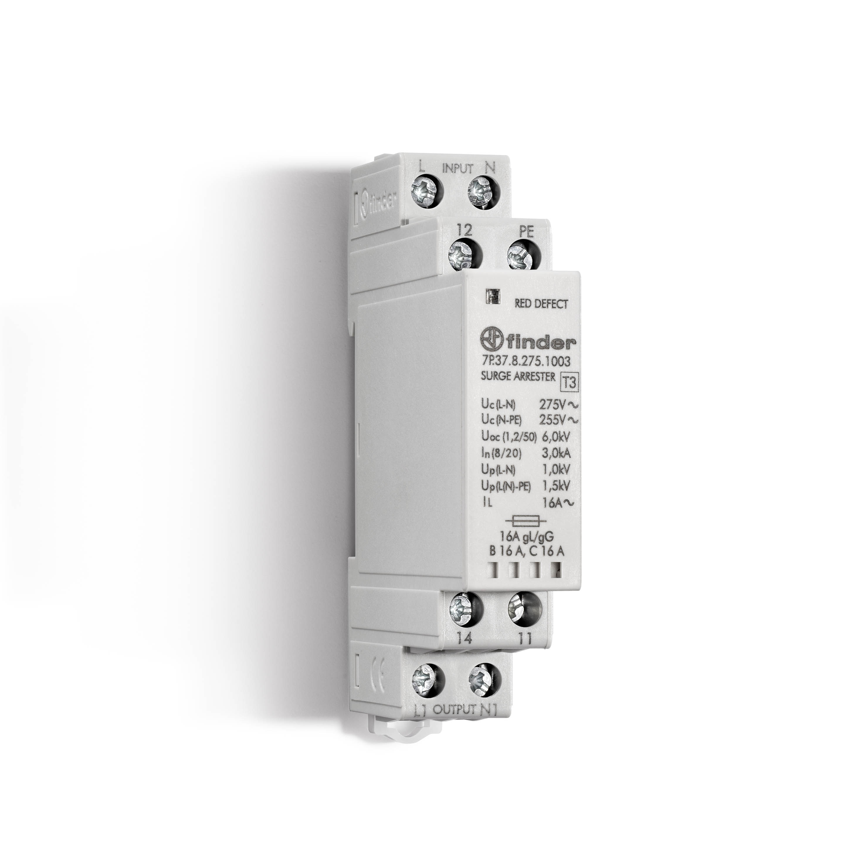 Finder FIN SPD TYPE 3, 1FASE/1VAR.+VONK. - 7p3782751003 - 20008082