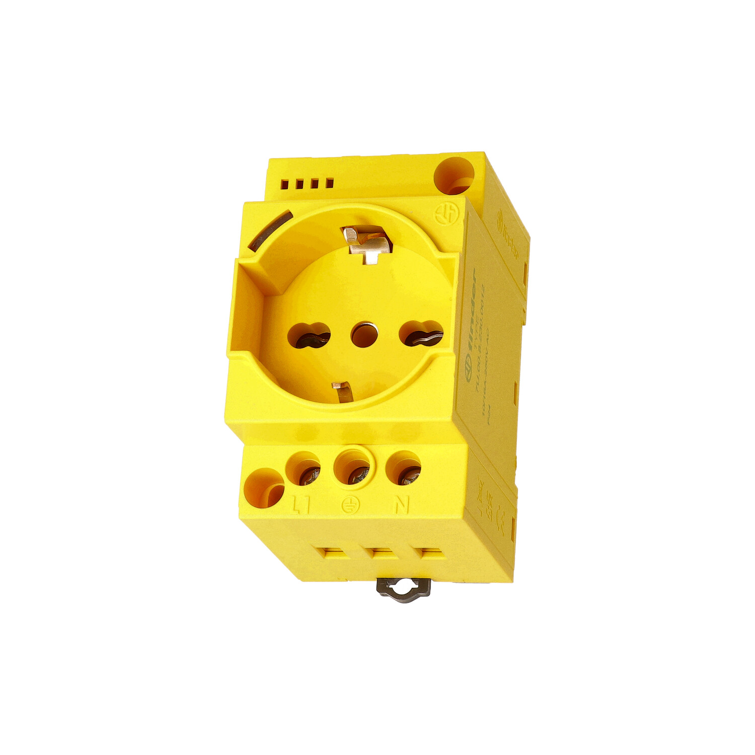 Finder FIN CONTACTDOOS, GEEL, LED - 7u0082300012 1 klein - 20008126