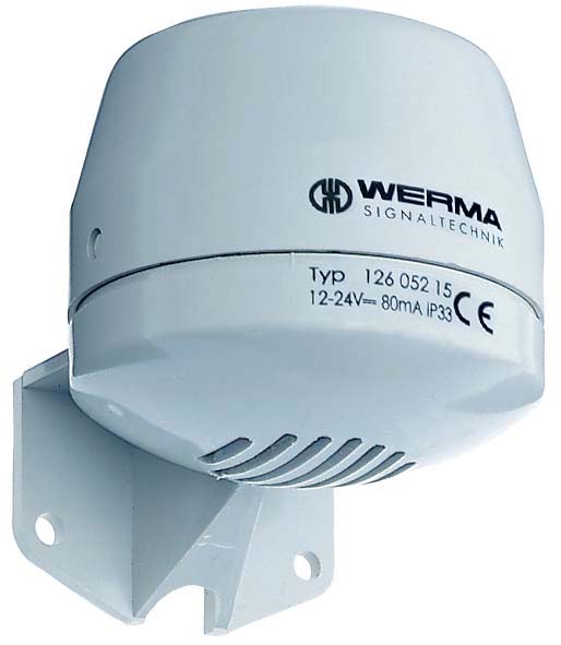 WERMA Multi-tone sirene WM 4 tonen 12-24VDC GY - 800000000136 126 000 aa 126 000 aa - 20003832