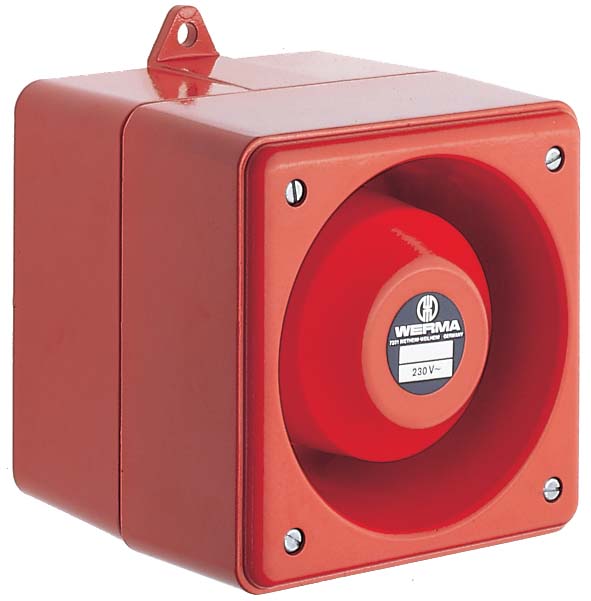 WERMA Multi-tone sirene WM 31 tonen 24VDC RD - 800000000158 126 000 00 126 000 00 - 20003833