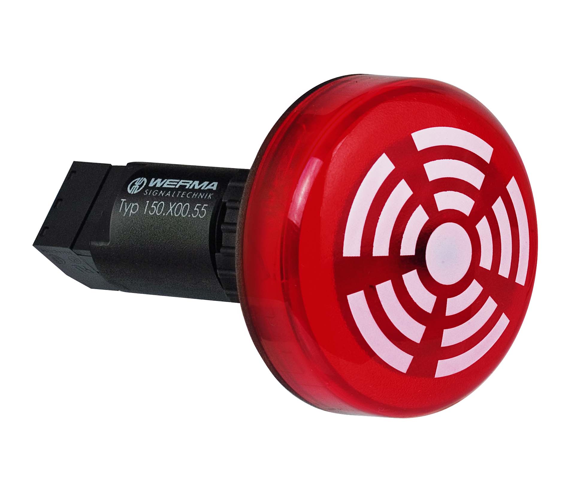 WERMA LED zoemer EM continue 24VDC RD - 800000000387 126 000 00 126 000 00 - 20003855