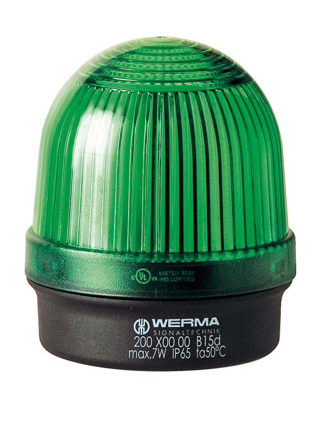 WERMA Permanente lamp BM 12-230VAC/DC GN - 800000000438 126 000 00 126 000 00 - 20003876