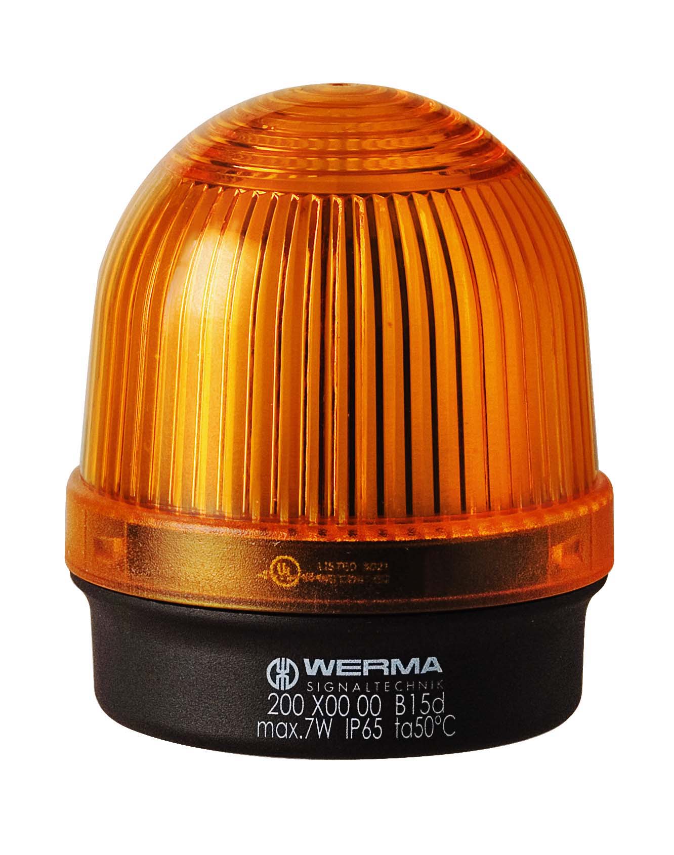 WERMA Permanente lamp BM 12-230VAC/DC YE - 800000000440 126 000 00 126 000 00 - 20003877