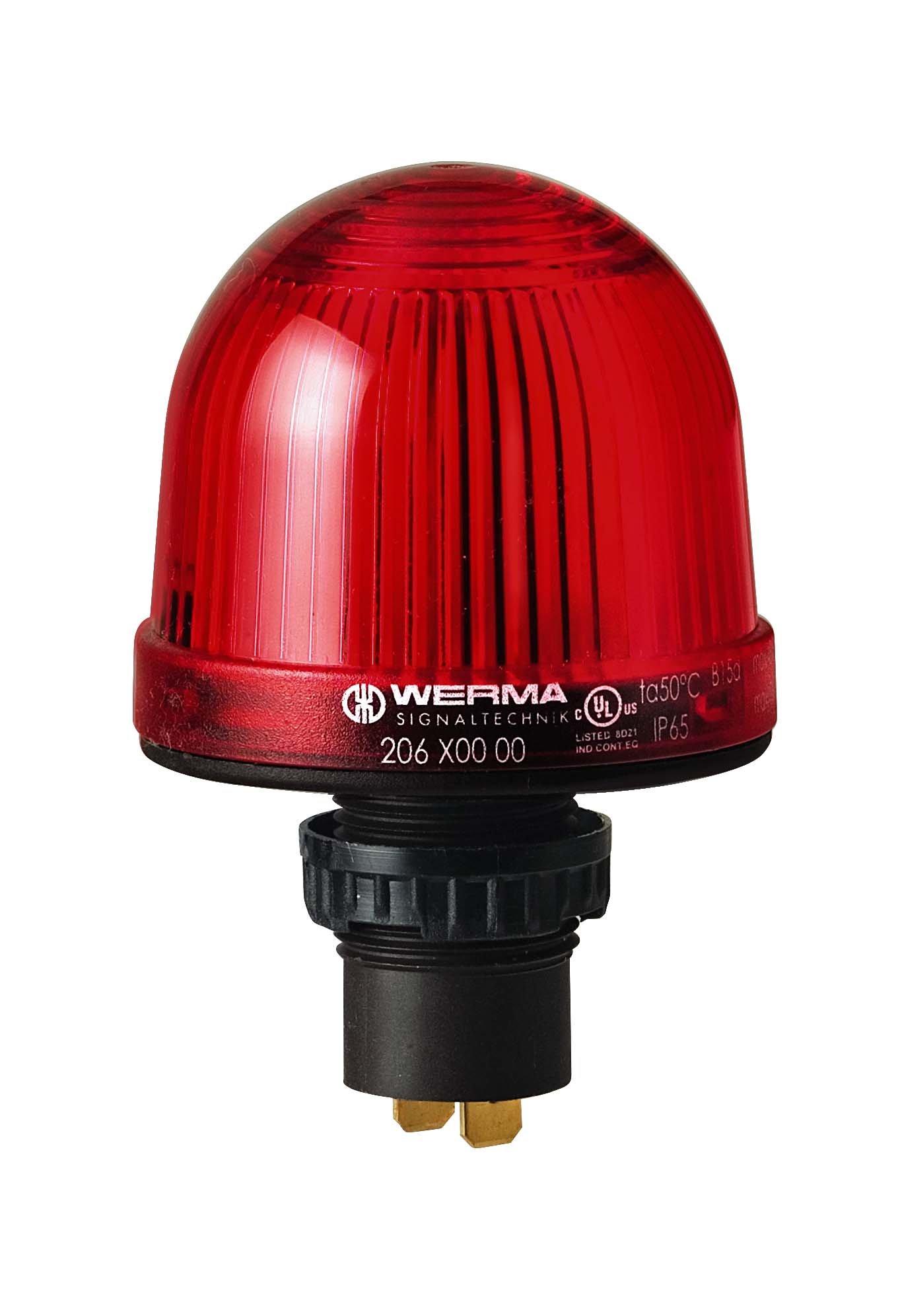 WERMA Permanente lamp EM 12-48VAC/DC RD - 800000000495 126 000 00 126 000 00 - 20003885