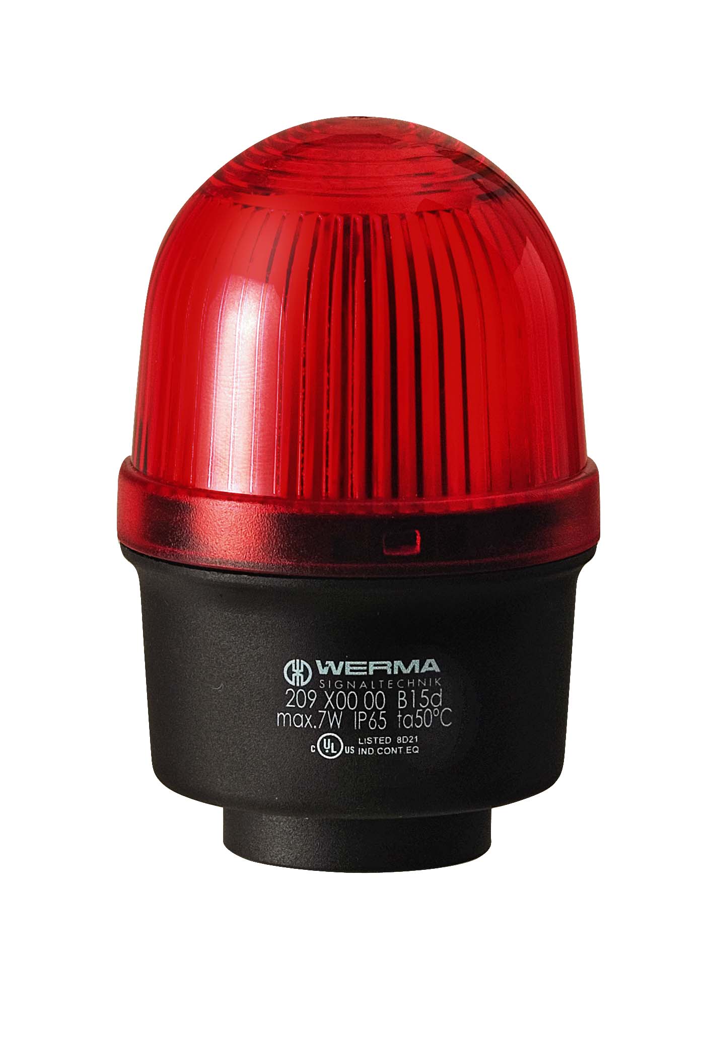 WERMA Permanente lamp RM 12-230VAC/DC RD - 800000000514 126 000 00 126 000 00 - 20003909