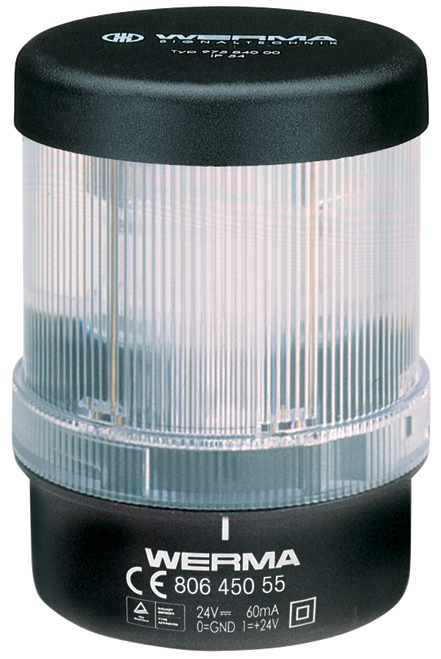 WERMA LED lamp bewaakbaar BWM 24VDC CL - 800000009104 126 000 00 126 000 00 - 20004760