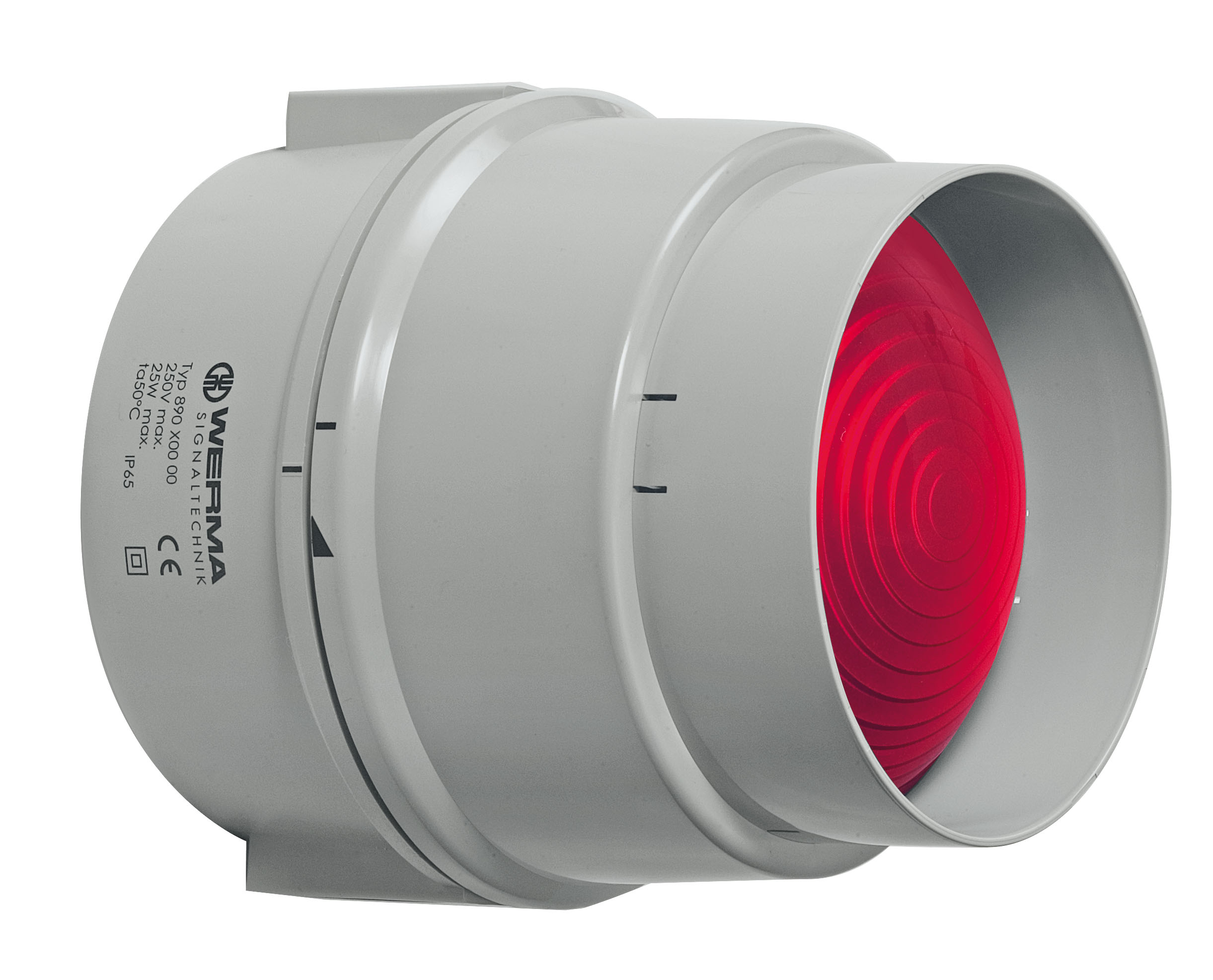 WERMA Permanente lamp BWM 12-230VAC/DC RD - 800000009770 126 000 00 126 000 00 - 20005074