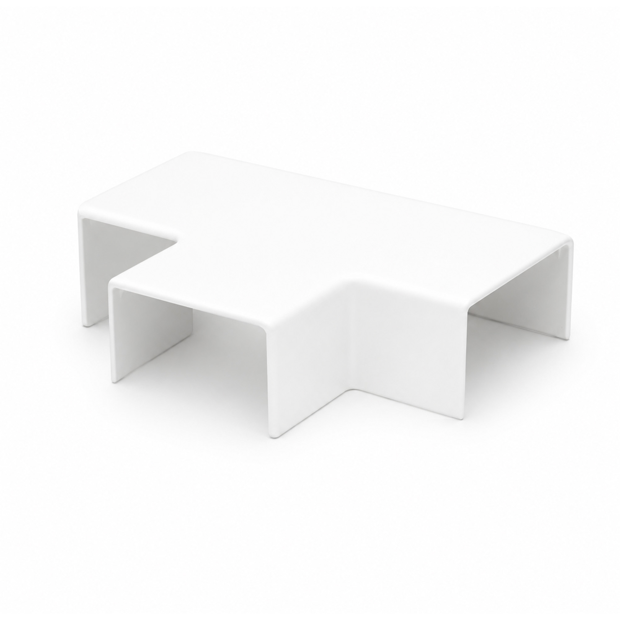 CANALIT t-stuk 10x10 wit a2st CT 10/10 W - 912910 - 2108085