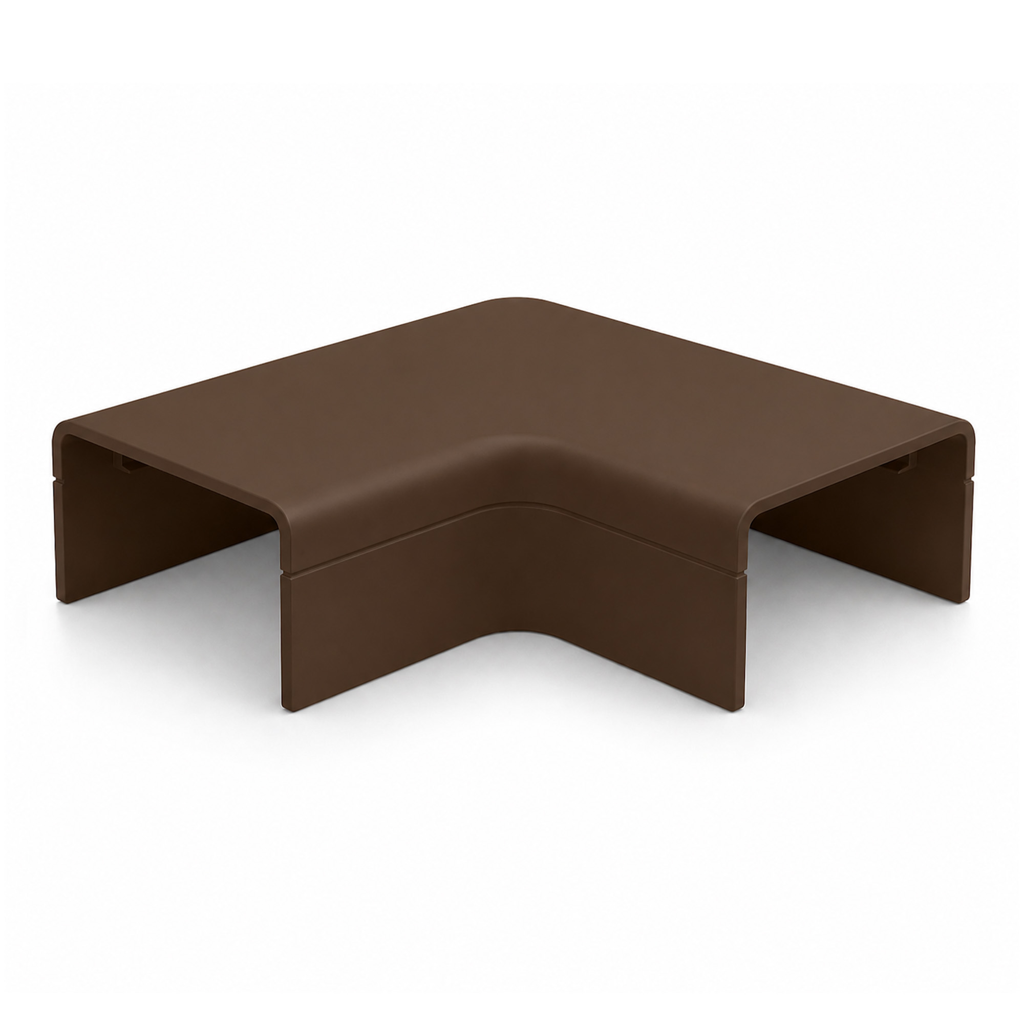 CANALIT systeem25 plattebocht 25x13 bruin a2st CS25 PB BR - 933001 - 2108280