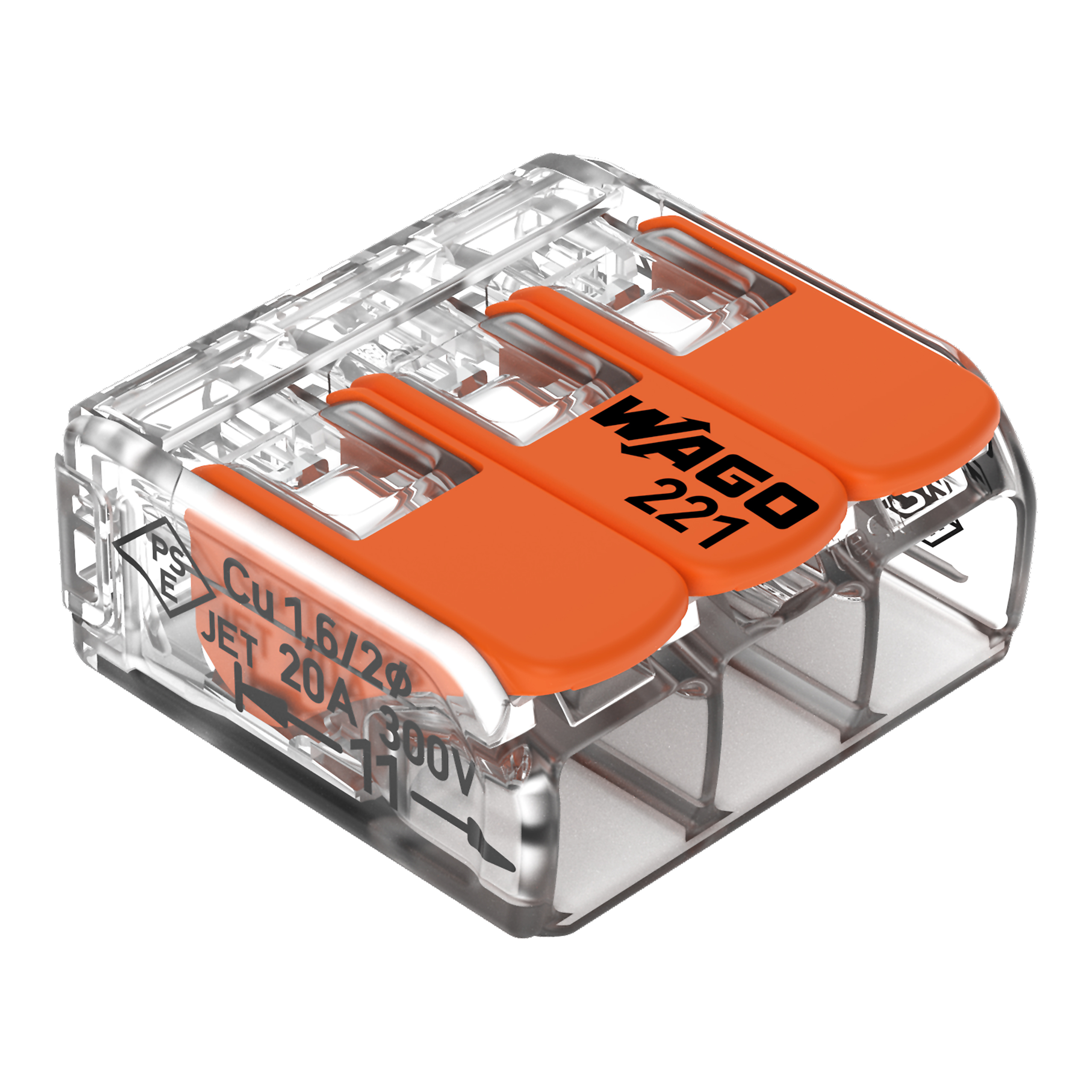 WAGO 3v verb.klem met clip a 50 stuks 221-413 - 97f666c2 1836 4a93 a7ef 032d4a4ba4a3 - 5035733