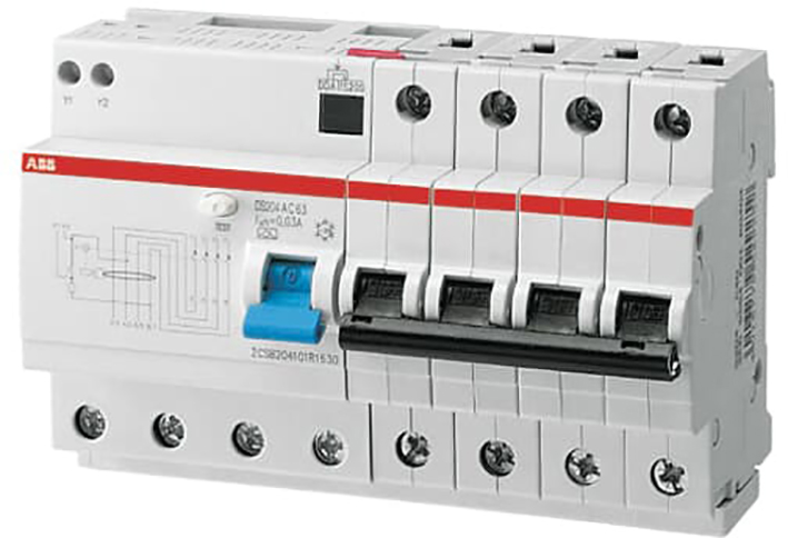 ABB Componenten DS204 A-C40/0.03 4P C40 30mA 6kA Type A - 9iba182093 - 20124636