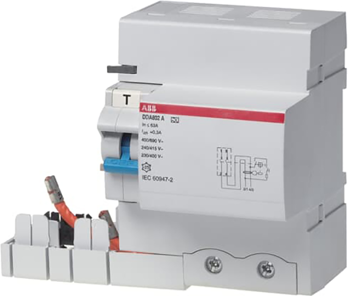 ABB Componenten Aardlekblok voor S 800 3P, 63A, 30mA, kort vertraagd - 9iba182223 - 20123916