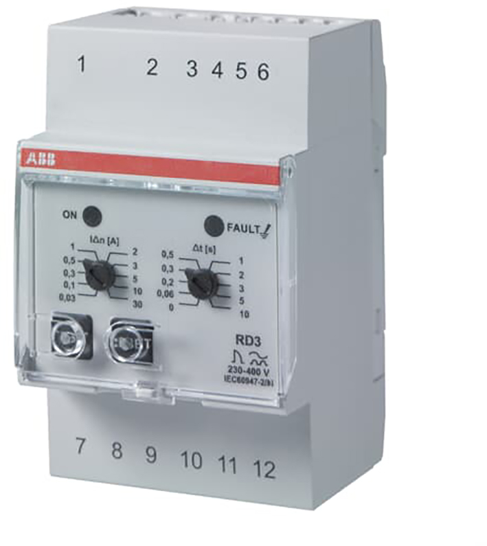 ABB Componenten Aardlekrelais 12-48 V AC/DC - 9iba182247 - 20124301