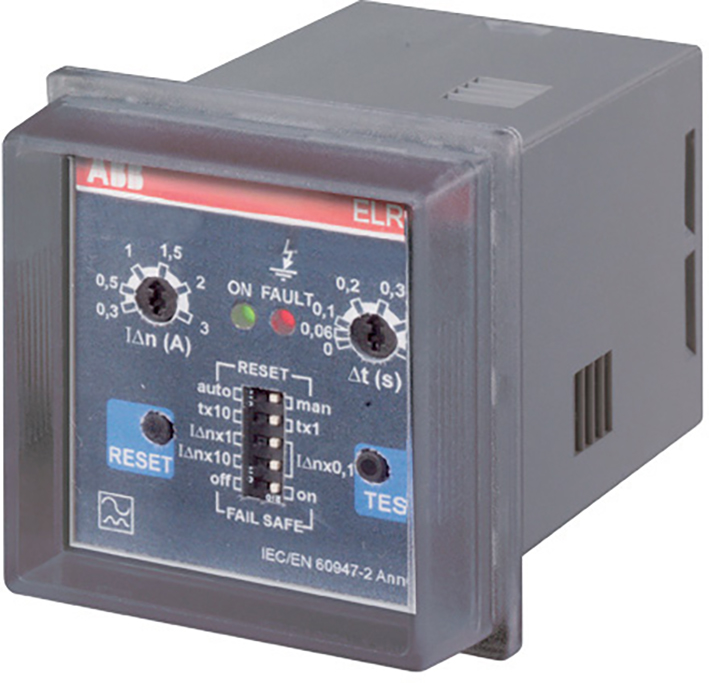 ABB Componenten Aardfoutrelais, inbouw 48x48mm, 2 wissel - 9iba207960 - 20124202