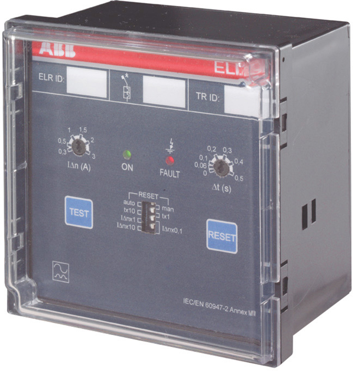 ABB Componenten Aardfoutrelais, inbouw 96x96mm - 9iba207962 - 20124129
