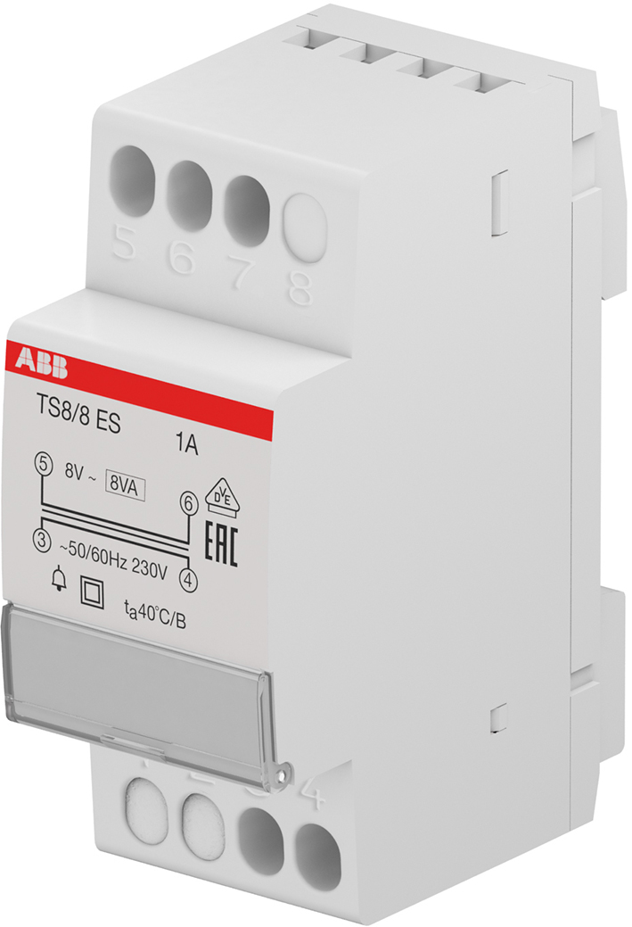 ABB Componenten Beltrafo 8V, 8VA met ON-OFF - 9iba217254 - 20124423