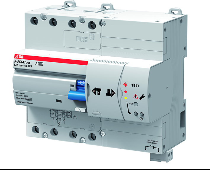 ABB Componenten Aardlekschakelaar, 4P 25 A 30mA auto test van aardlekschakelaar - 9iba217623 - 20124087