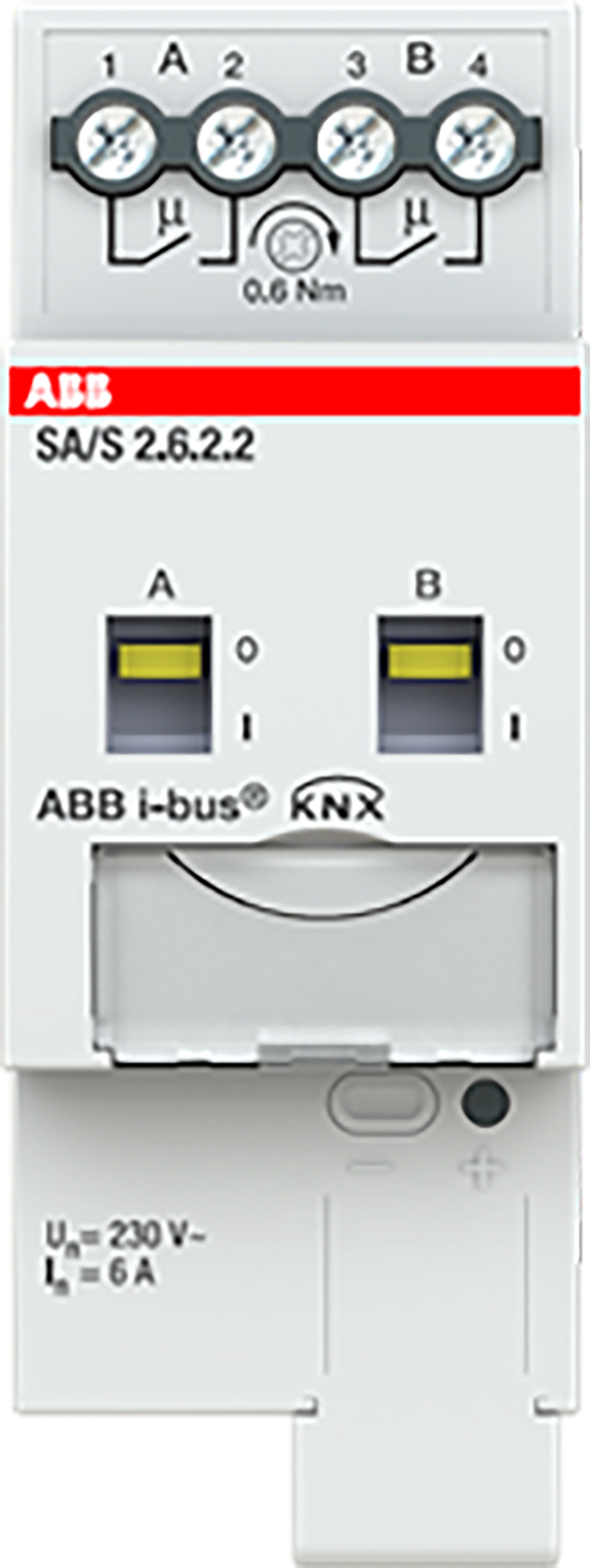 ABB Busch-Jaeger Schakel aktor, standaard KNX 2 voudig, 6 ampere - 9paa00000008198 - 20087861