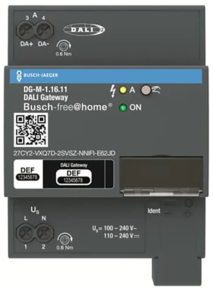 ABB Busch-Jaeger FaH DALI-gateway DINrail - 9paa00000017551 - 20087934
