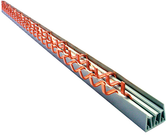 ABB Componenten Verzamelrail S200C 4 fases,55 modules incl. eind kap en klemmen - 9paa00000026866 - 20114395