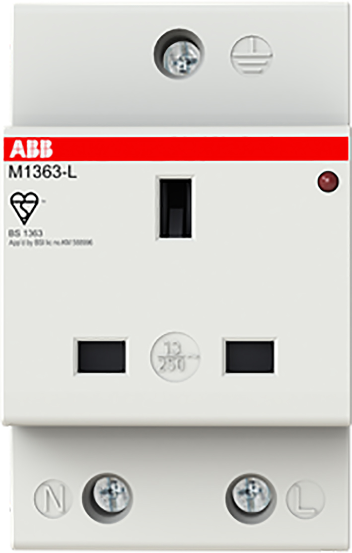 ABB Componenten Contactdoos British Standard met L - 9paa00000028738 - 20124502