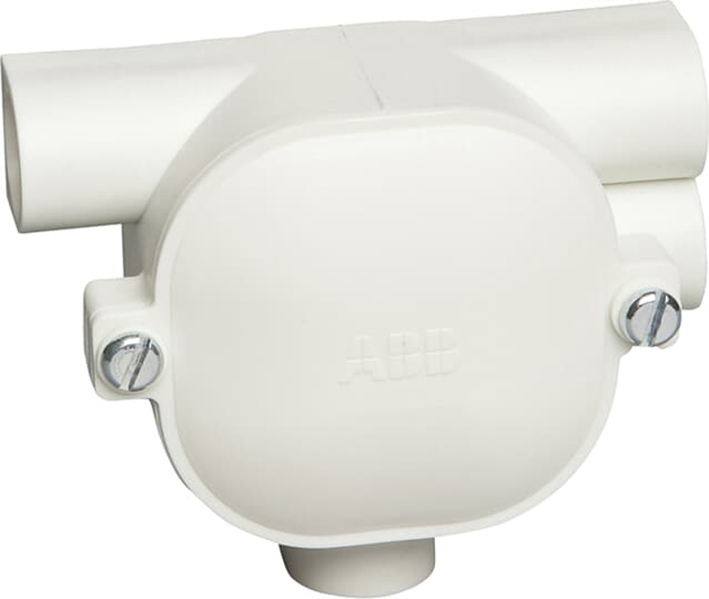 ABB Installatiedozen en -kasten T-doos dubbel rechts 4x16 mm met deksel gerecycled kunststof - 9paa00000052895 - 20087227