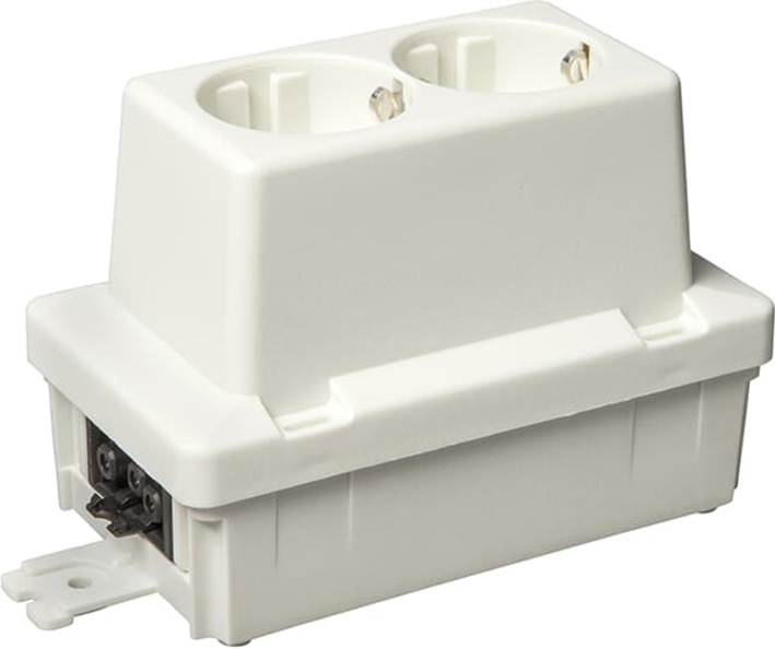 ABB Installatiedozen en -kasten 2-voudige wcd met GST18 voeding trekdoos gerecycled kunststof - 9paa00000052900 - 20087232