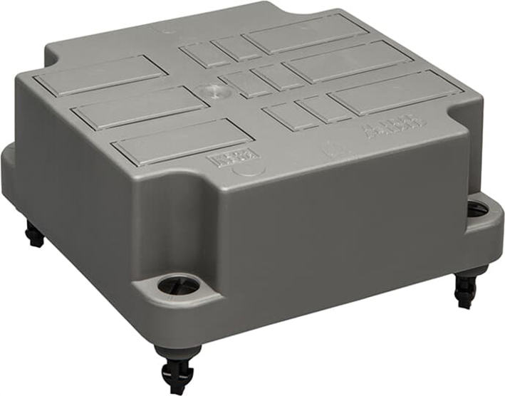 ABB Installatiedozen en -kasten Deksel 3640 grijs met uitbreekpoorten voor GST18 chassisdelen gerecycl - 9paa00000053026 - 20087370