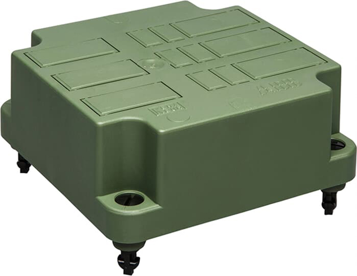 ABB Installatiedozen en -kasten Deksel 3640 groen met uitbreekpoorten voor GST18 chassisdelen gerecycl - 9paa00000053028 - 20087372