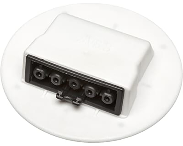 ABB Installatiedozen en -kasten Connector deksel incl. GST-chassisdeel zwart female 5p VD 2,5mm&sup2; massi - 9paa00000053127 - 20087468