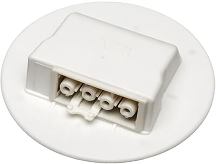 ABB Installatiedozen en -kasten Connector deksel incl. GST-chassisdeel wit female 3p VD 2,5mm&sup2; massief - 9paa00000053129 - 20087470