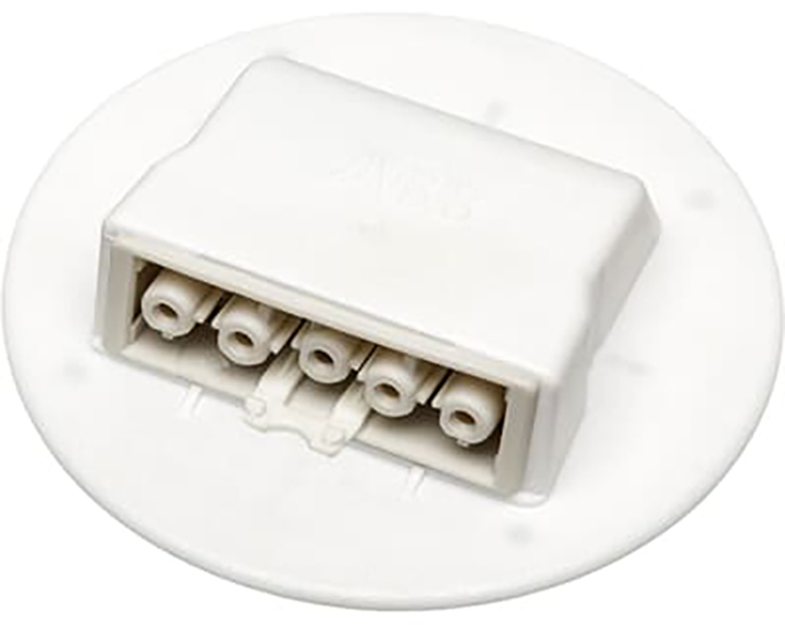 ABB Installatiedozen en -kasten Connector deksel incl. GST-chassisdeel wit female 5p VD 2,5mm&sup2; massief - 9paa00000053130 - 20087471