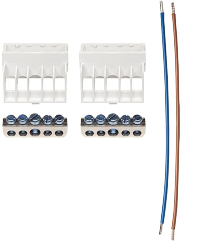 ABB Installatiedozen en -kasten Aansluitblok + bedrading 1-fase - 9paa00000053550 - 20087578