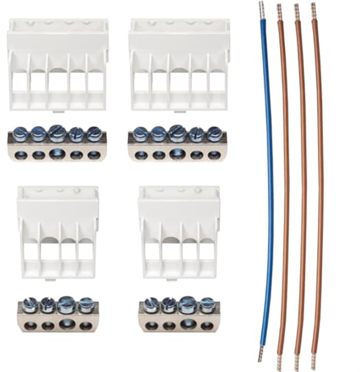 ABB bedradingsset 3-fase aansluitblok + bedrading HFN-AB3 - 9paa00000053551 - 11003223