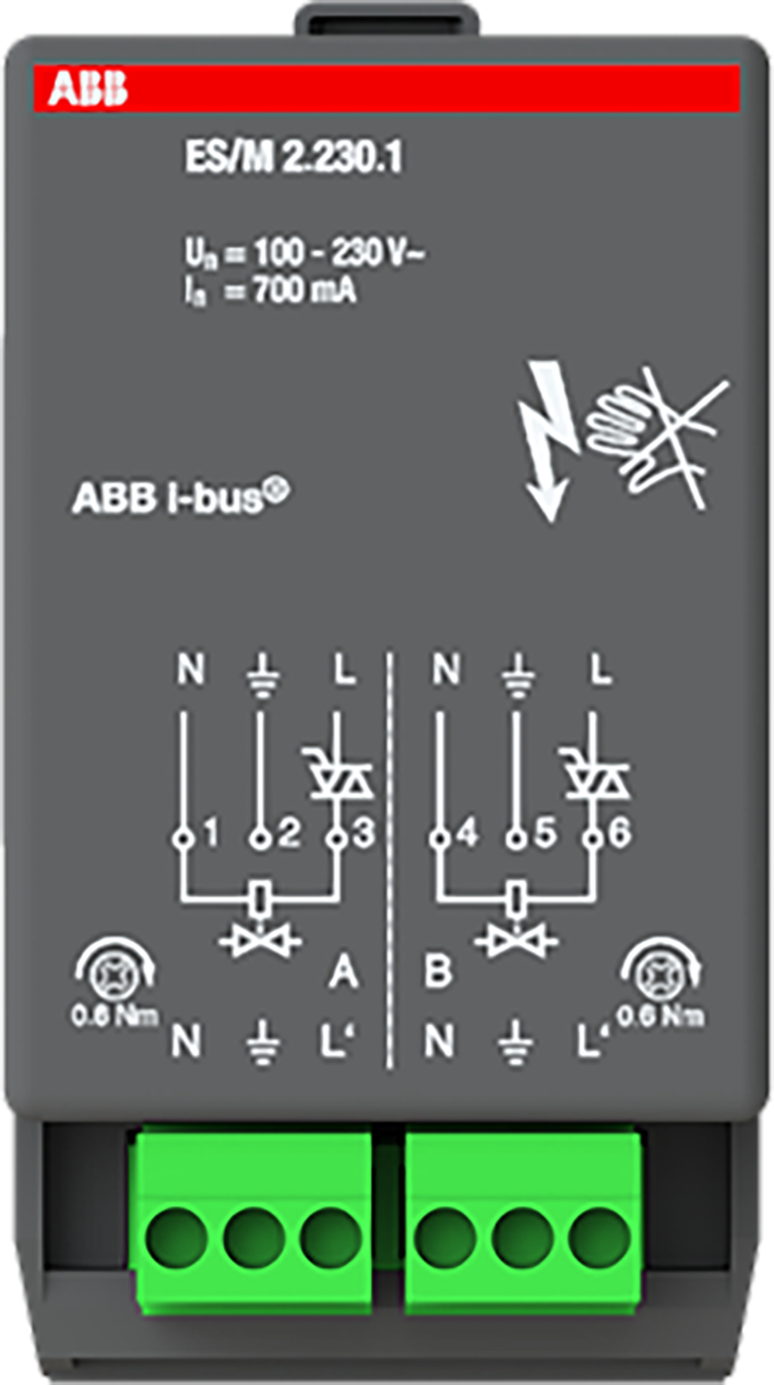 ABB Busch-Jaeger KNX verwarmingsaktormodule 2x230V - 9paa00000094938 - 20087766