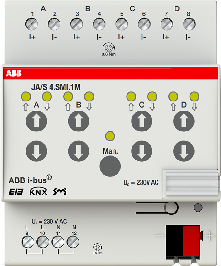 ABB Busch-Jaeger KNX jaloezieaktor handbed 4v SMI - 9paa00000095047 - 20087770