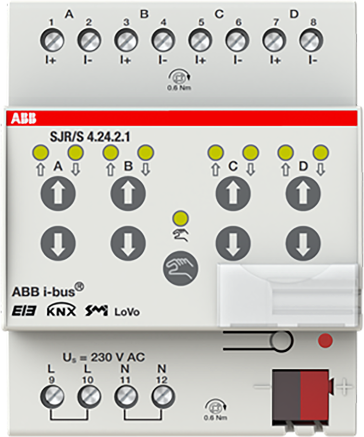 ABB Busch-Jaeger KNX jal aktor SMI LoVo 4v m handb. DIN-rail - 9paa00000095052 - 20087805