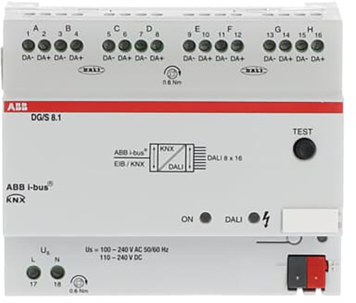 ABB Busch-Jaeger KNX DALI-gateway 8v DIN-rail - 9paa00000095855 - 20087769