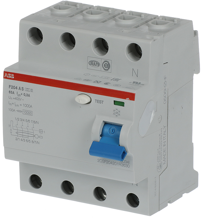 ABB Componenten Aardlekschakelaar sel. 63 A 300mA - 9paa00000151203 - 20124041