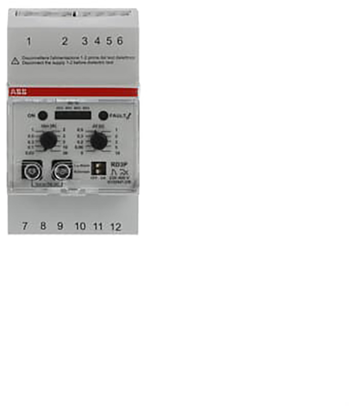ABB Componenten Aardlekrelais 230 - 400 V AC Voor alarm + frequentie filter Led status - 9paa00000154845 - 20202504