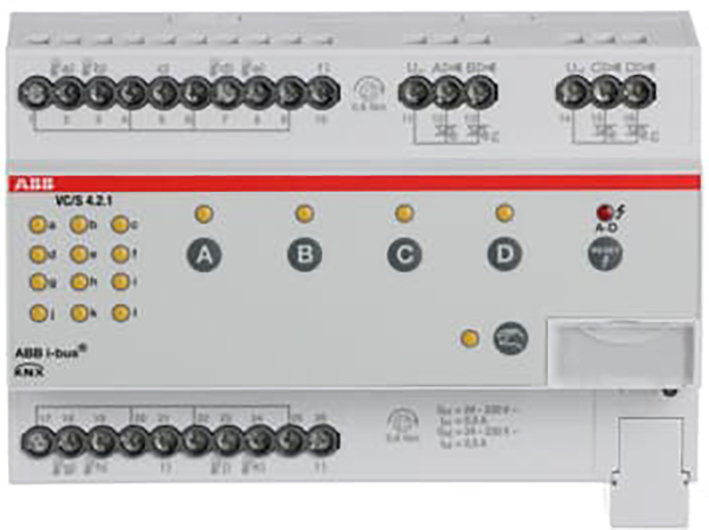 ABB Busch-Jaeger Valve Drive Controller ClimaEco KNX 4-voudig, handbediening, MDRC - 9paa00000156133 - 20087843
