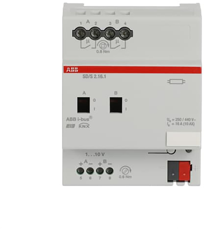 ABB Busch-Jaeger KNX schak/dim-aktor 0-10V 2v - 9paa00000167636 - 20087782