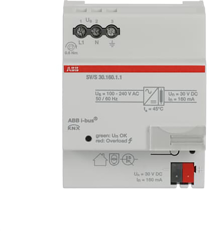 ABB Busch-Jaeger KNX voeding 160mA DIN-rail - 9paa00000167645 - 20087806