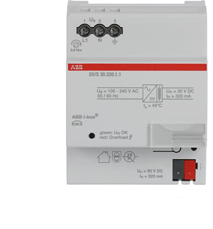 ABB Busch-Jaeger KNX voeding 320mA DIN-rail - 9paa00000167651 - 20087814