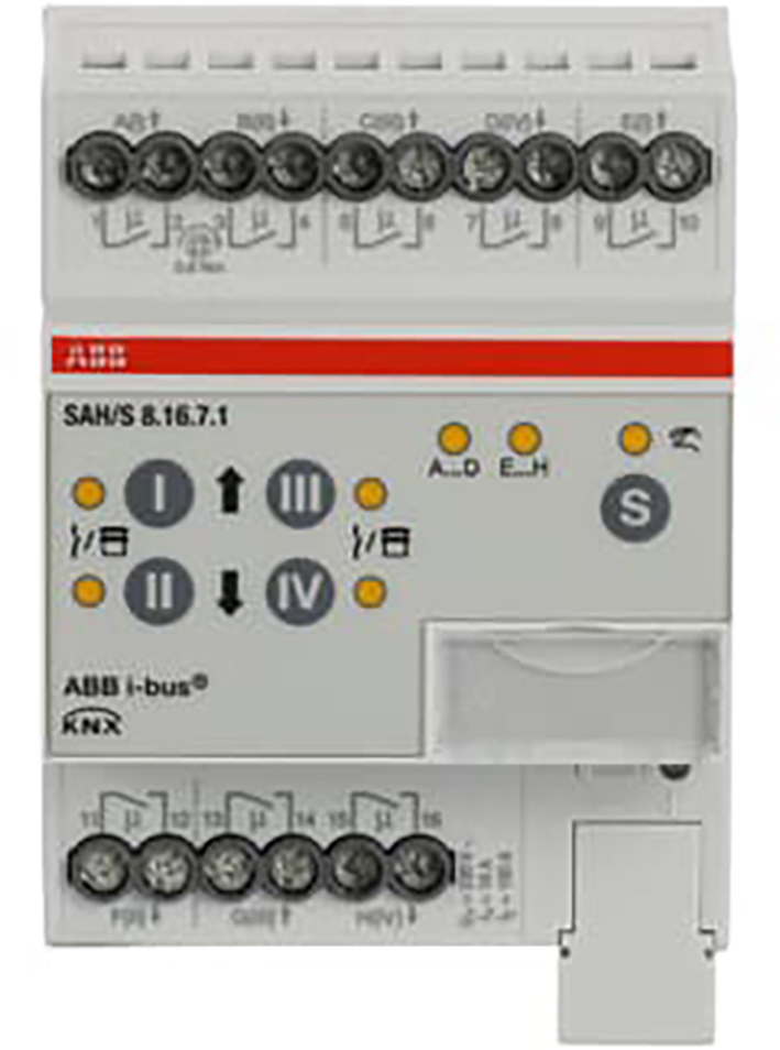 ABB Busch-Jaeger Schakel/Jaloezie aktor, residentieel KNX 8 voudig, 16 ampere - 9paa00000172142 - 20087858