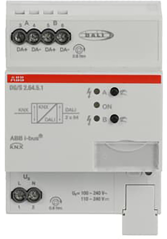 ABB Busch-Jaeger DALI Gateway Colour, KNX 2 voudig, 2x 64 ballasten - 9paa00000173757 - 20087882